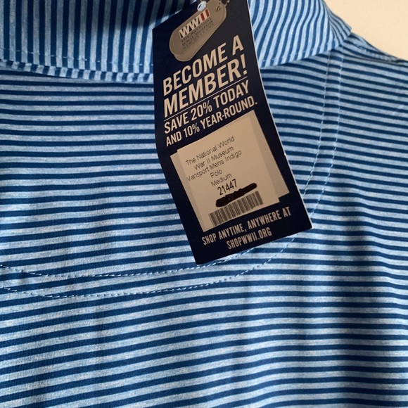 National World War II Museum Golf Shirt NWT, size medium - Picture 5 of 6
